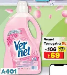 VERNEL YUMUŞATICI 3 L VERNEL YUMUŞATICI 3 L